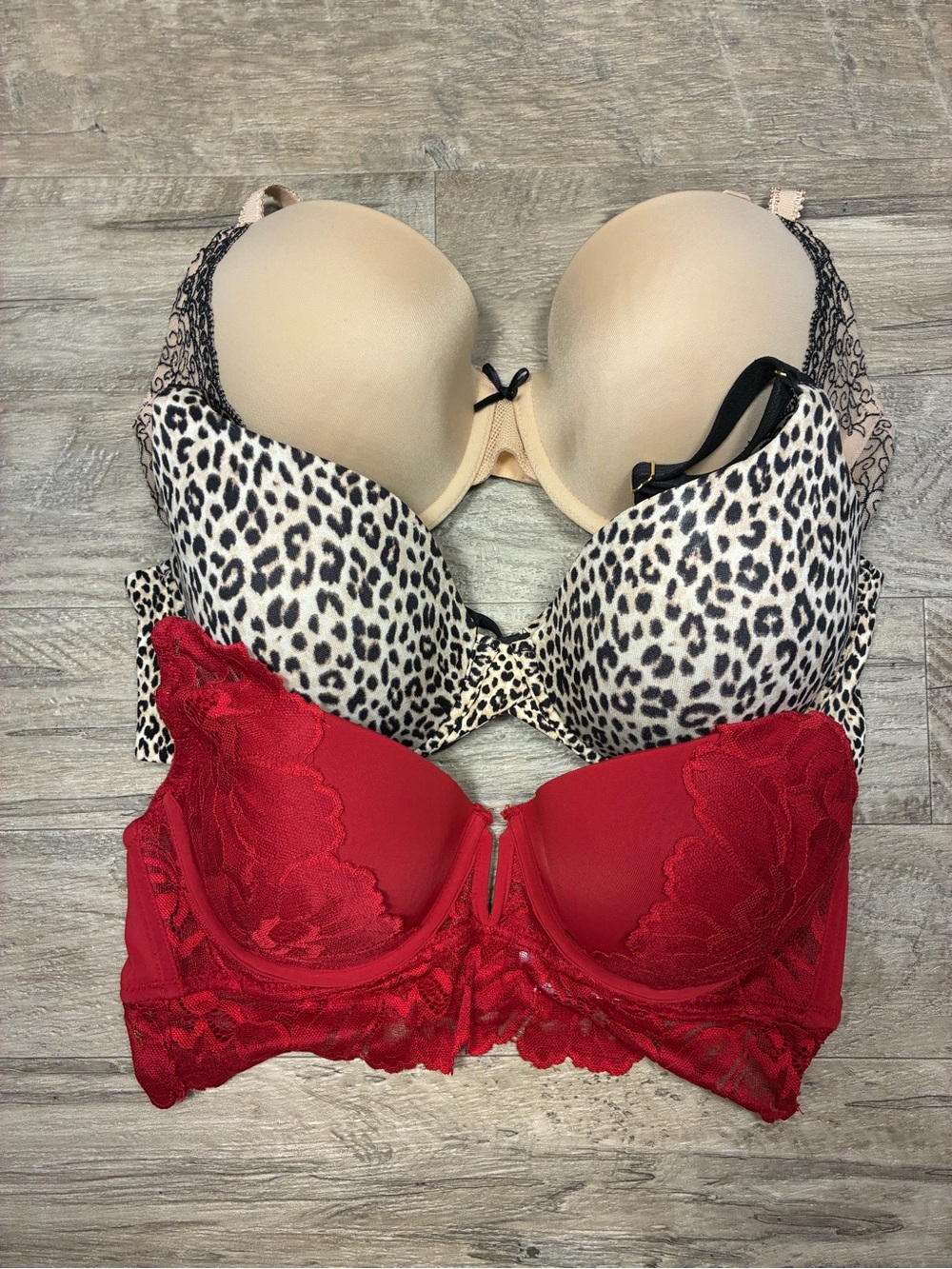 Joyspun Gillian O’Malley Marilyn Monroe 3 Underwired Bras Lace Push Up Lined